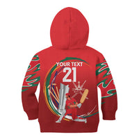 Custom Cricket Oman East Asia-Pacific Kid Hoodie Oman Home Victory Spirit - Wonder Print Shop