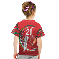 Custom Cricket Oman East Asia-Pacific Kid T Shirt Oman Home Victory Spirit - Wonder Print Shop