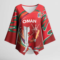 Custom Cricket Oman East Asia-Pacific Kimono Sleeve Blouse Oman Home Victory Spirit - Wonder Print Shop