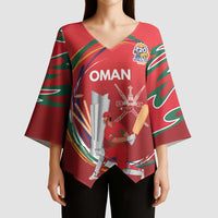 Custom Cricket Oman East Asia-Pacific Kimono Sleeve Blouse Oman Home Victory Spirit - Wonder Print Shop