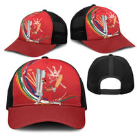 Cricket Oman East Asia-Pacific Mesh Trucker Cap Oman Home Victory Spirit - Wonder Print Shop