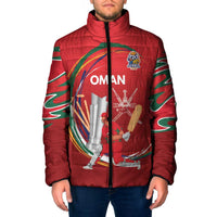 Custom Cricket Oman East Asia-Pacific Padded Jacket Oman Home Victory Spirit - Wonder Print Shop