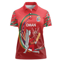 Custom Cricket Oman East Asia-Pacific Women Polo Shirt Oman Home Victory Spirit - Wonder Print Shop