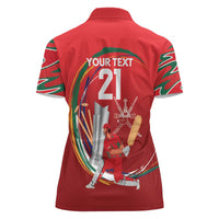 Custom Cricket Oman East Asia-Pacific Women Polo Shirt Oman Home Victory Spirit - Wonder Print Shop