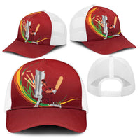 Cricket Qatar East Asia-Pacific Baseball Net Cap Qatar Boundary to Victory - Wonder Print Shop