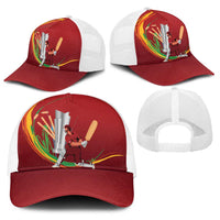 Cricket Qatar East Asia-Pacific Baseball Net Cap Qatar Boundary to Victory - Wonder Print Shop