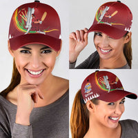 Custom Cricket Qatar East Asia-Pacific Classic Cap Qatar Boundary to Victory - Wonder Print Shop