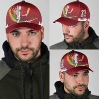 Custom Cricket Qatar East Asia-Pacific Classic Cap Qatar Boundary to Victory - Wonder Print Shop