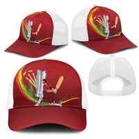 Cricket Qatar East Asia-Pacific Mesh Trucker Cap Qatar Boundary to Victory - Wonder Print Shop