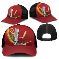 Cricket Qatar East Asia-Pacific Mesh Trucker Cap Qatar Boundary to Victory - Wonder Print Shop