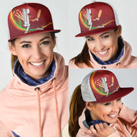 Cricket Qatar East Asia-Pacific Mesh Trucker Cap Qatar Boundary to Victory - Wonder Print Shop