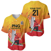 Custom Cricket PNG East Asia-Pacific Baseball Jersey Papua New Guinea Rise to Power - Wonder Print Shop