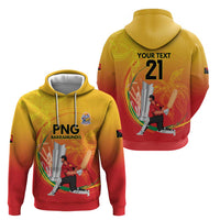 Custom Cricket PNG East Asia-Pacific Hoodie Papua New Guinea Rise to Power - Wonder Print Shop