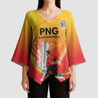 Custom Cricket PNG East Asia-Pacific Kimono Sleeve Blouse Papua New Guinea Rise to Power - Wonder Print Shop