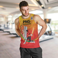 Custom Cricket PNG East Asia-Pacific Men Tank Top Papua New Guinea Rise to Power - Wonder Print Shop
