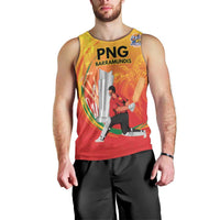 Custom Cricket PNG East Asia-Pacific Men Tank Top Papua New Guinea Rise to Power - Wonder Print Shop