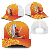 Cricket PNG East Asia-Pacific Mesh Trucker Cap Papua New Guinea Rise to Power - Wonder Print Shop