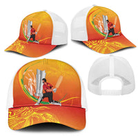 Cricket PNG East Asia-Pacific Mesh Trucker Cap Papua New Guinea Rise to Power - Wonder Print Shop