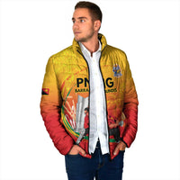 Custom Cricket PNG East Asia-Pacific Padded Jacket Papua New Guinea Rise to Power - Wonder Print Shop