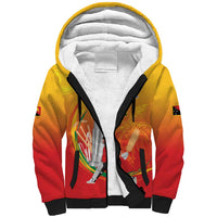 Custom Cricket PNG East Asia-Pacific Sherpa Hoodie Papua New Guinea Rise to Power - Wonder Print Shop