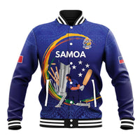 Custom Cricket Samoa East Asia-Pacific Baseball Jacket Samoa Storming the Limits - Wonder Print Shop