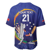 Custom Cricket Samoa East Asia-Pacific Baseball Jersey Samoa Storming the Limits - Wonder Print Shop