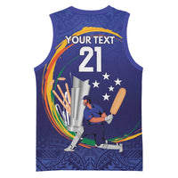 Custom Cricket Samoa East Asia-Pacific Basketball Jersey Samoa Storming the Limits - Wonder Print Shop