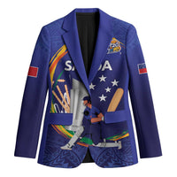 Custom Cricket Samoa East Asia-Pacific Blazer Samoa Storming the Limits - Wonder Print Shop