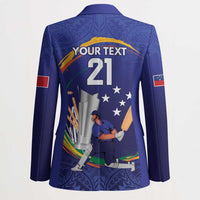 Custom Cricket Samoa East Asia-Pacific Blazer Samoa Storming the Limits - Wonder Print Shop