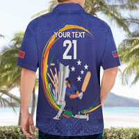 Custom Cricket Samoa East Asia-Pacific Hawaiian Shirt Samoa Storming the Limits - Wonder Print Shop