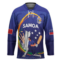 Custom Cricket Samoa East Asia-Pacific Hockey Jersey Samoa Storming the Limits - Wonder Print Shop