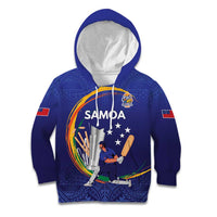 Custom Cricket Samoa East Asia-Pacific Kid Hoodie Samoa Storming the Limits - Wonder Print Shop