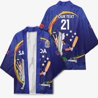 Custom Cricket Samoa East Asia-Pacific Kimono Samoa Storming the Limits - Wonder Print Shop