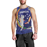 Custom Cricket Samoa East Asia-Pacific Men Tank Top Samoa Storming the Limits - Wonder Print Shop