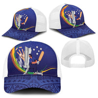 Cricket Samoa East Asia-Pacific Mesh Trucker Cap Samoa Storming the Limits - Wonder Print Shop