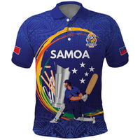 Custom Cricket Samoa East Asia-Pacific Polo Shirt Samoa Storming the Limits - Wonder Print Shop