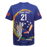 Custom Cricket Samoa East Asia-Pacific Rugby Jersey Samoa Storming the Limits - Wonder Print Shop