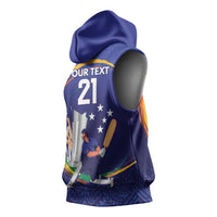 Custom Cricket Samoa East Asia-Pacific Sleeveless Hoodie Samoa Storming the Limits - Wonder Print Shop