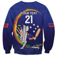 Custom Cricket Samoa East Asia-Pacific Sweatshirt Samoa Storming the Limits - Wonder Print Shop