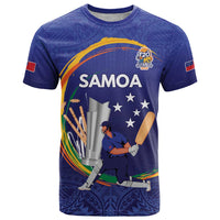 Custom Cricket Samoa East Asia-Pacific T Shirt Samoa Storming the Limits - Wonder Print Shop