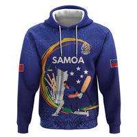 Custom Cricket Samoa East Asia-Pacific Zip Hoodie Samoa Storming the Limits - Wonder Print Shop