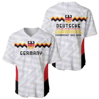 Germany Basketball History Champion Baseball Jersey Deutschland Black Red Gold Victory - Wonder Print Shop