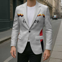 Germany Basketball History Champion Blazer Deutschland Black Red Gold Victory - Wonder Print Shop