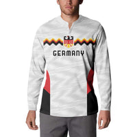 Germany Basketball History Champion Button Sweatshirt Deutschland Black Red Gold Victory - Wonder Print Shop
