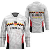 Germany Basketball History Champion Hockey Jersey Deutschland Black Red Gold Victory - Wonder Print Shop