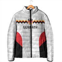 Germany Basketball History Champion Padded Jacket Deutschland Black Red Gold Victory - Wonder Print Shop