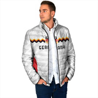 Germany Basketball History Champion Padded Jacket Deutschland Black Red Gold Victory - Wonder Print Shop