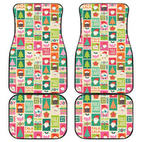 Cute Yule Lads Christmas Car Mats Icelandic Jolasveinar Hippie Style LT9 - Wonder Print Shop