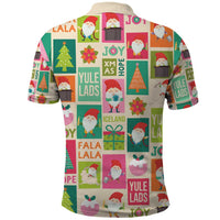 Cute Yule Lads Christmas Polo Shirt Icelandic Jolasveinar Hippie Style - Wonder Print Shop