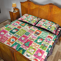 Cute Yule Lads Christmas Quilt Bed Set Icelandic Jolasveinar Hippie Style - Wonder Print Shop